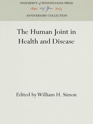cover image of The Human Joint in Health and Disease
